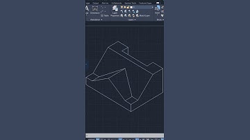Create Isometric Drawings in AutoCAD 🖥️ | Quick Tutorials #shorts #trending #drawing