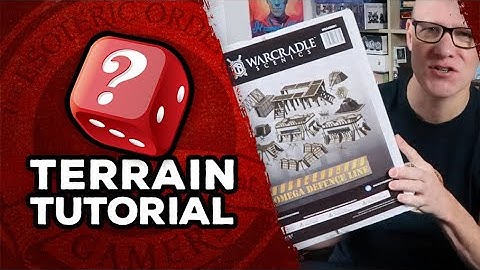 How to Build Warcradle Scenics: Omega Defence Line