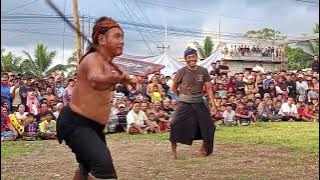 ANAK IWOK Vs BAGEK GERIK || Peresean terbaru desa kembang kerang 