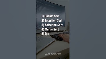 Sorting Algorithms you must know 👩‍💻👨‍💻