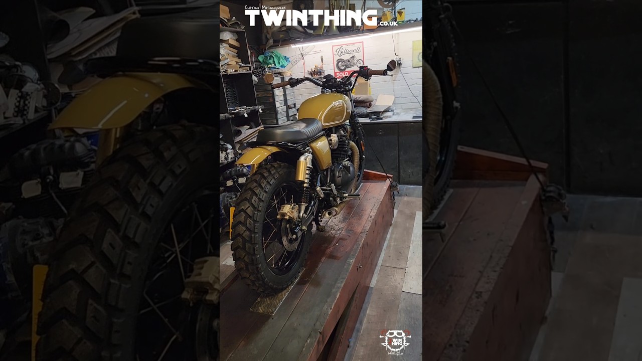 Custom Royal Enfield transformation by TWINTHING CUSTOM MOTORCYCLES
