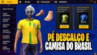 É AMANHÃ! PÉ DESCALÇO NA LOJA? PEGUE CAMISA DO BRASIL GRÁ...