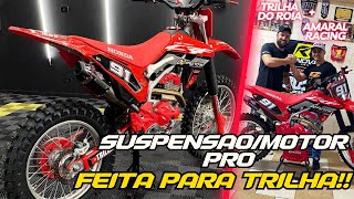 CRF 250F PRÓ PREPARADA PRA TRILHA - PROJETO CRF 310cc @TrilhaDoRoia