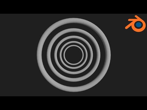 Concentric Rings: Mini Blender Tutorial