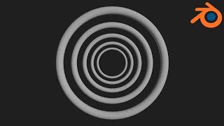 Concentric Rings: Mini Blender Tutorial