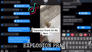 Explosion prank on my- ~ Tiktok Compilation