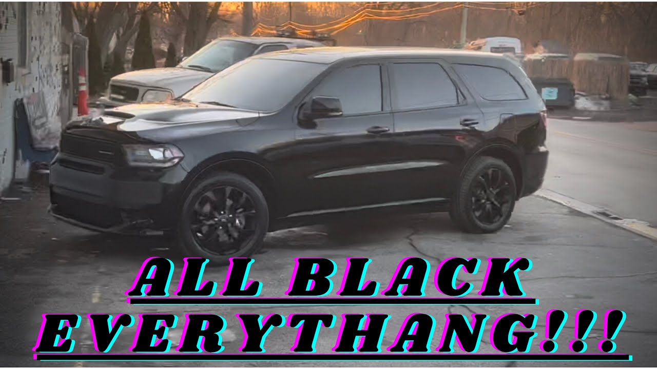 BLACKED ALL THE WINDOWS OUT ON THE DURANGO **Do it look good or look ...