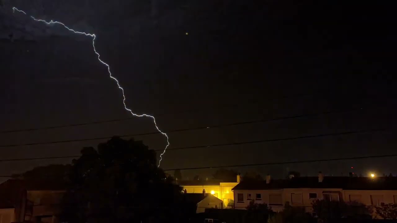 Orage violent (Vendée￼) les Sables d’Olonne ￼