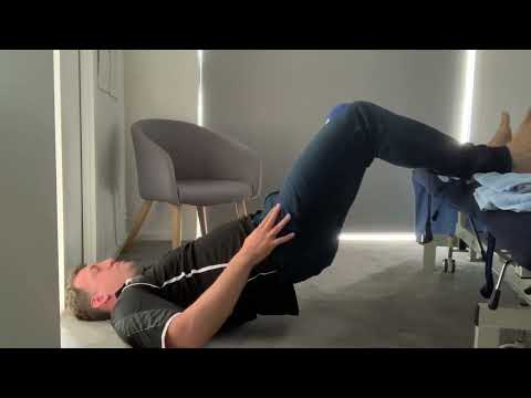 Proximal hamstring Tendonopathy/bursa isometric bridge