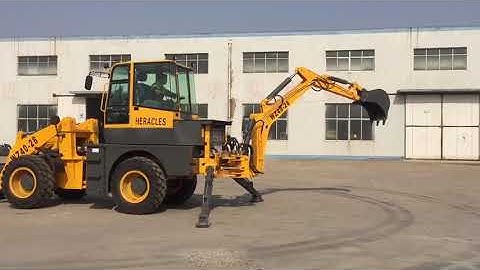 wz40-28 backhoe loader video