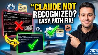 Fix The term 'claude' is not recognized Error in PowerShell / CMD