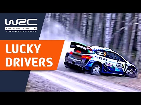 Big Saves and Close Calls! The Luckiest Drivers of the World Rally Championship!