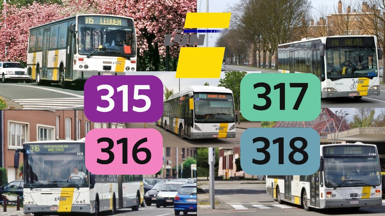 LIGNE : Bus 315/316/317/318 De Delijn - YouTube