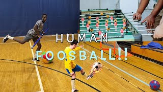 Super fun Human foosball game | PE Games
