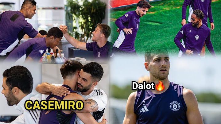 TRAINING TODAY ✅️ Fernandez,Ugarte,Dalot,Casemiro&Mount all back at Carrington 🔥✅️