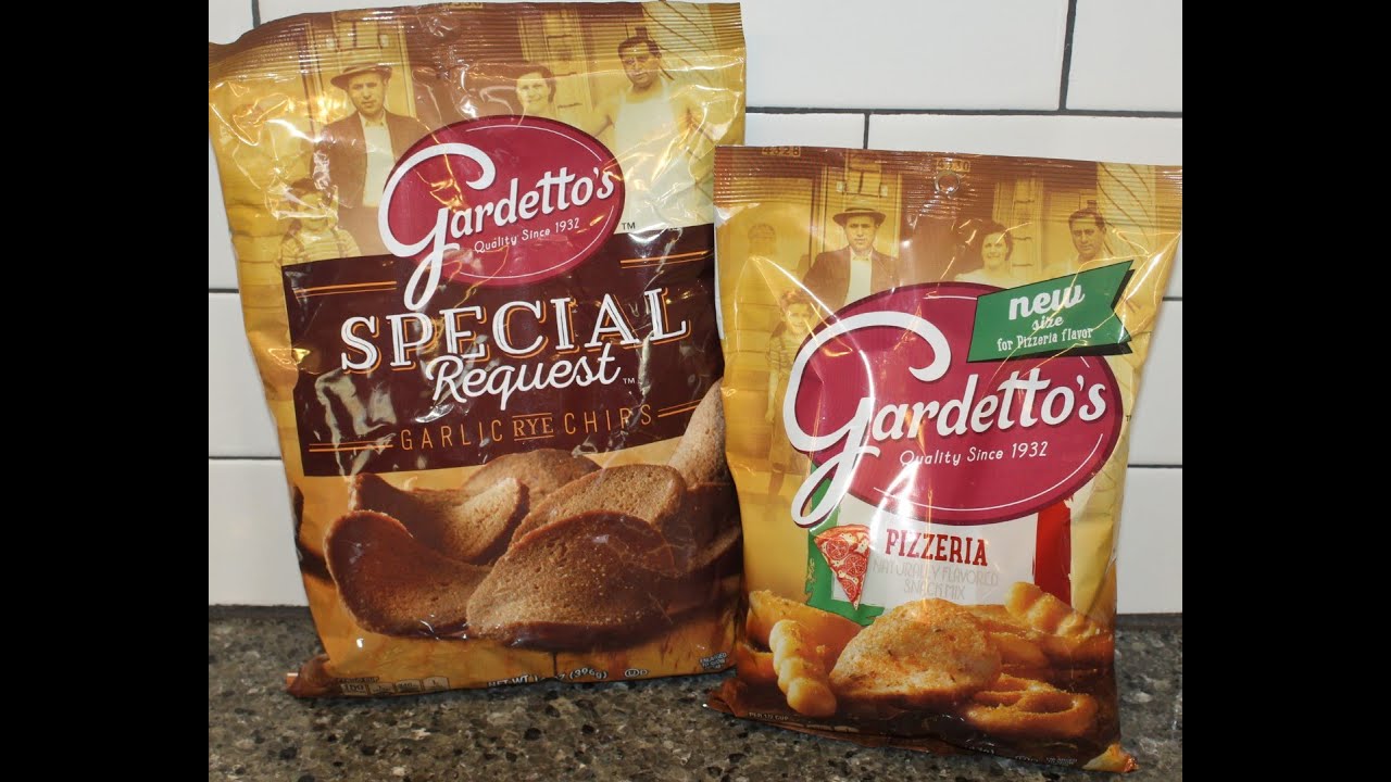 Gardetto's: Special Request Garlic Rye Chips & Pizzeria Snack Mix