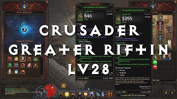 2.1 Crusader Fist of the Heavens | Greater Rift 28!