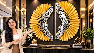 2 Stunning DIY Wall Art Ideas | Luxury Black & Gold Home Decor | DECOR PIXIES