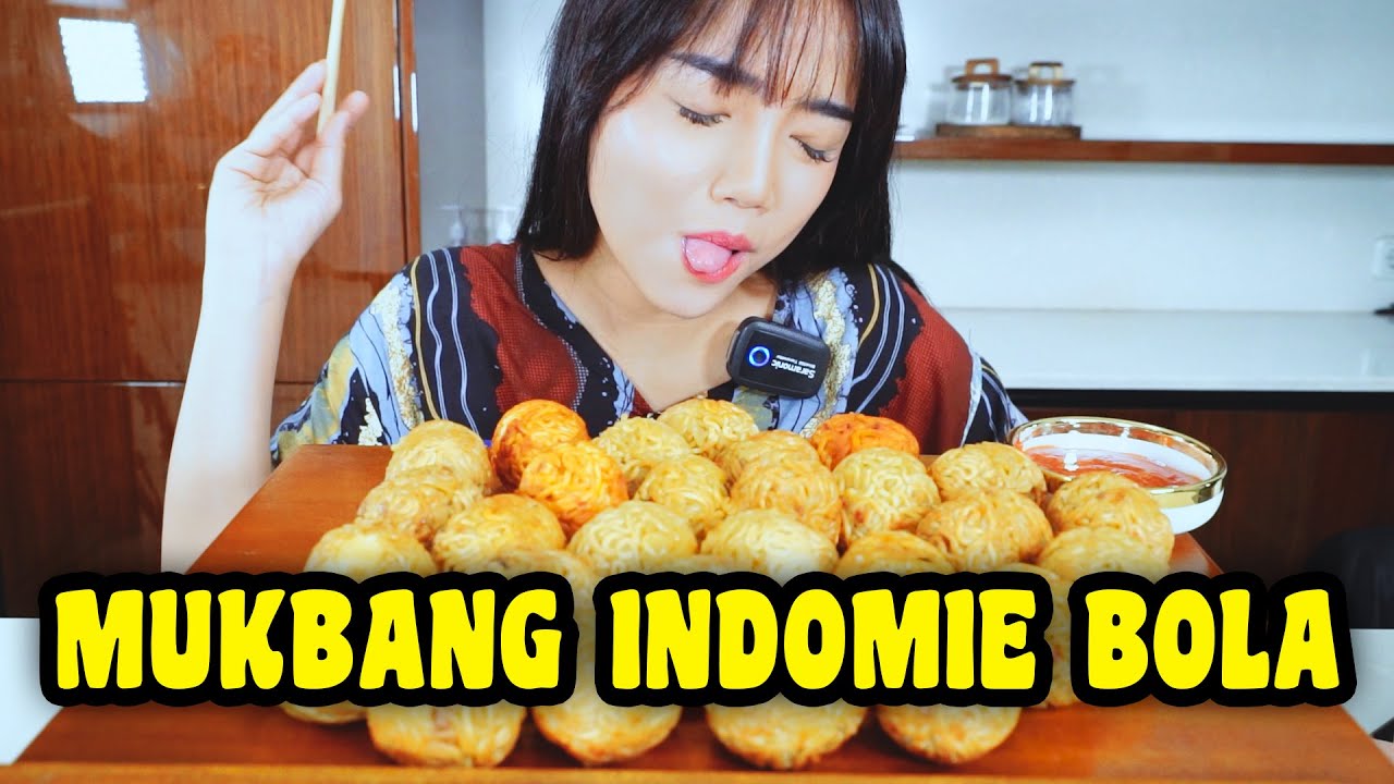 HABISIN 25 INDOMIE BOLA ??? || MUKBANG INDOMIE BOLA