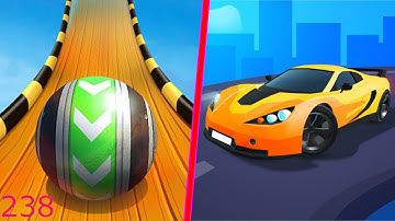 Sky Rolling Ball 3D Vs Race Master 3D - Android iOS Gameplay Walkthrough - Mobile Games - 238