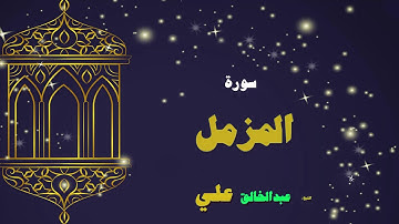 القران الكريم بصوت الشيخ عبد الخالق على | سورة المزمل