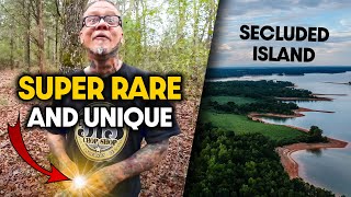 SUPER RARE & UNIQUE Piece of Local History Found Metal Detecting on A SECLUDED ISLAND!
