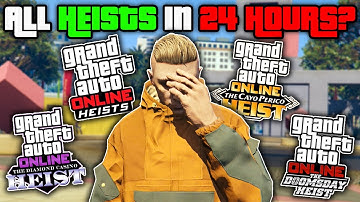 Can I Complete Every HEIST As A Level 1 In 24 Hours in GTA Online?