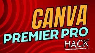 Creating animated text in Canva and exporting it as transparent in Premiere Pro