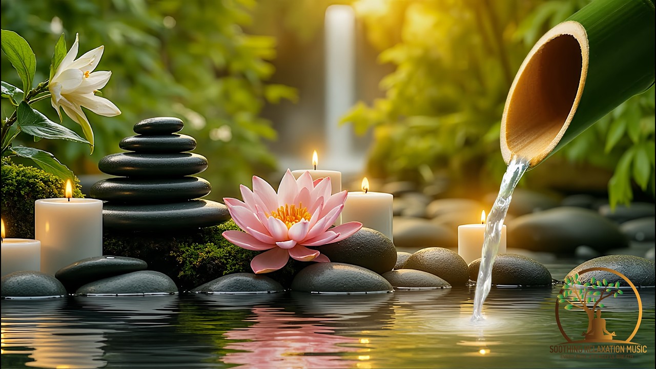 Beautiful Relaxing Music 🌿 Deep Sleep Music, Water Sounds and Calming Music Relieves Stress