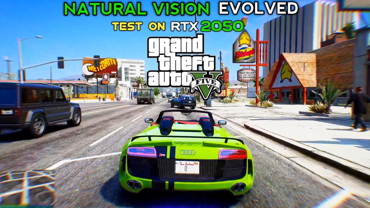 GTA 5 : Natural Vision Evolved | RTX 2050 Max Settings Graphics Test ...