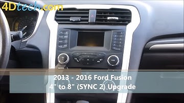 4" to 8" Upgrade w/ SYNC 2 | 2013 - 2016 Ford Fusion