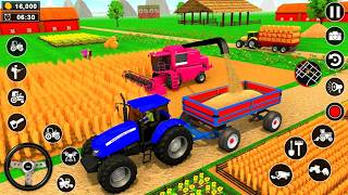 Indian Farm Simulator 3D - Real Tractor Driver Game - Android Gameplay 🎮 screenshot 3