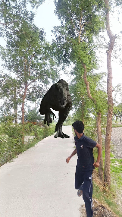 Big Dinosaur Jurassic world attack part 84 #vfx #dinosaur #trending #youtube #shorts