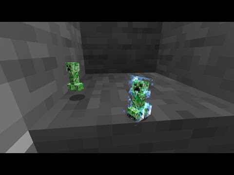 different sized creepers and their explosions