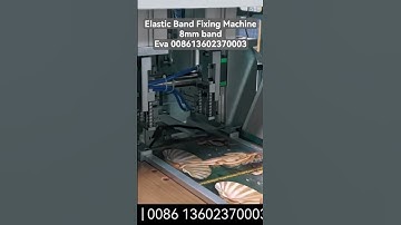 Elastic band fixing/pasting machine #machine #diary #notebook #hardcover #shorts #peroni #factory