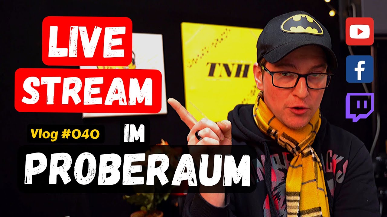 Live Streaming im Proberaum - Wie geht das? | Vlog Nr. 40