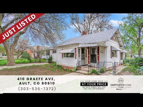 410 Graefe Ave, Ault, CO home video tour
