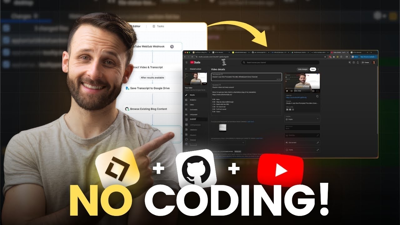 I Built a Complete YouTube Automation in 20 Minutes Using ONLY Natural Language (Lindy 3.0 Tutorial)