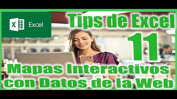 🆕 Cómo crear MAPAS INTERACTIVOS en EXCEL 2019 🔥con DATOS IMPORTADOS de la WEB 🔥 Tip de Excel 11 🔥