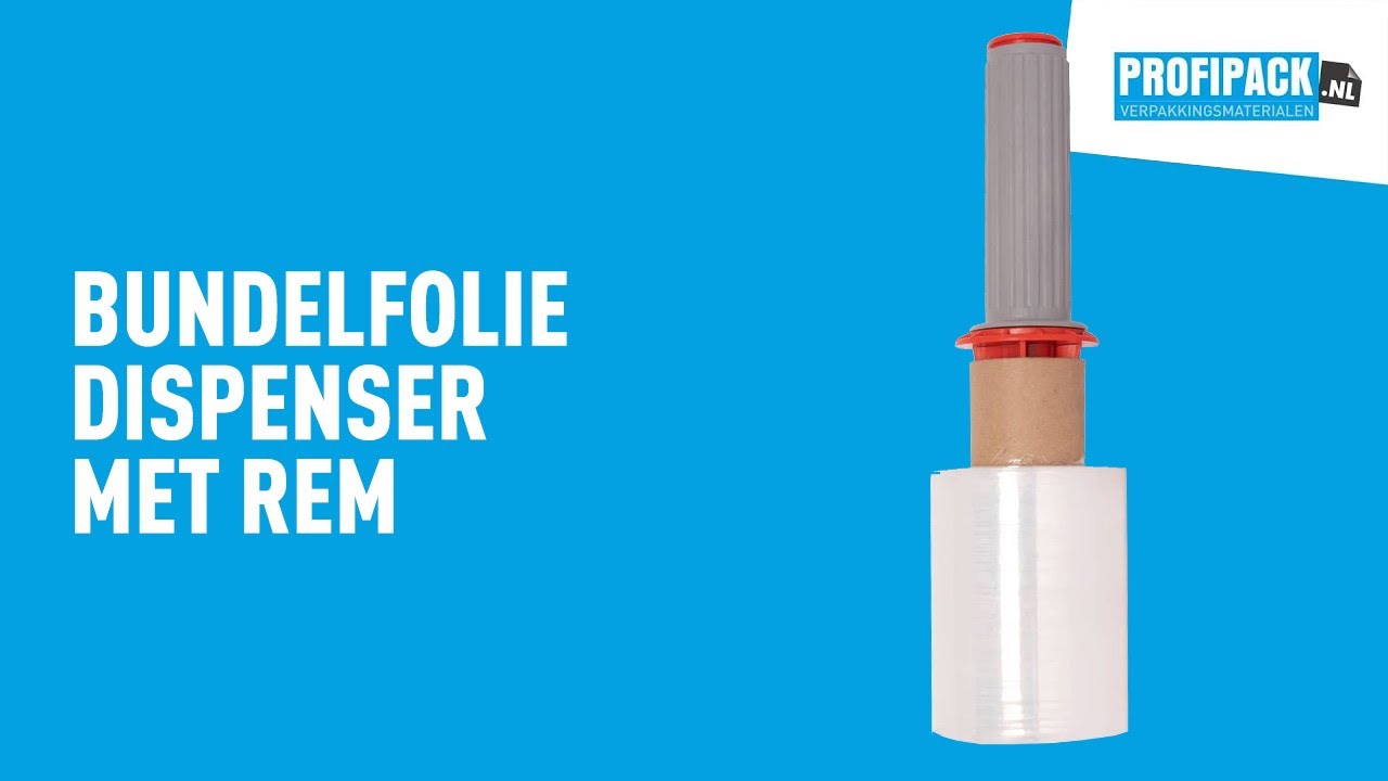 Bundelfoliedispenser met rem: Profipack productdemo
