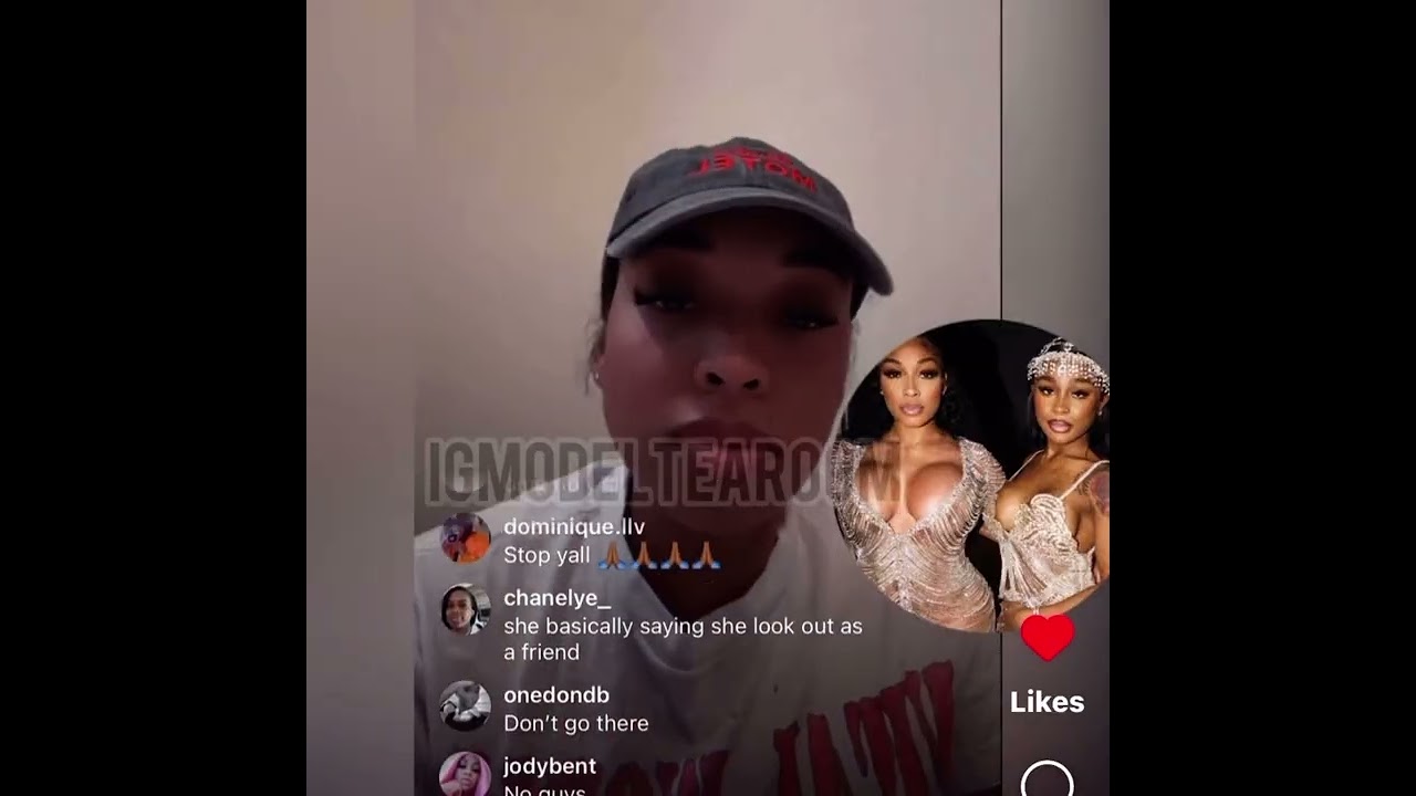 KB and Jayda Cheaves argue on live