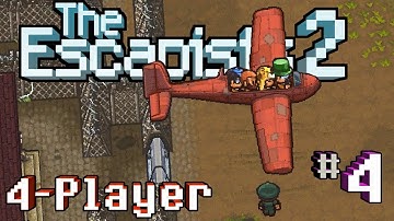 The Escapists 2: 4-Player - KAPOW - Escapey Boys and Girl (4-Player Gameplay)