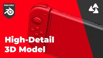 Creating High-Detail 3D Models in Blender: A Nintendo Switch Timelapse Journey | Part 5 🎮