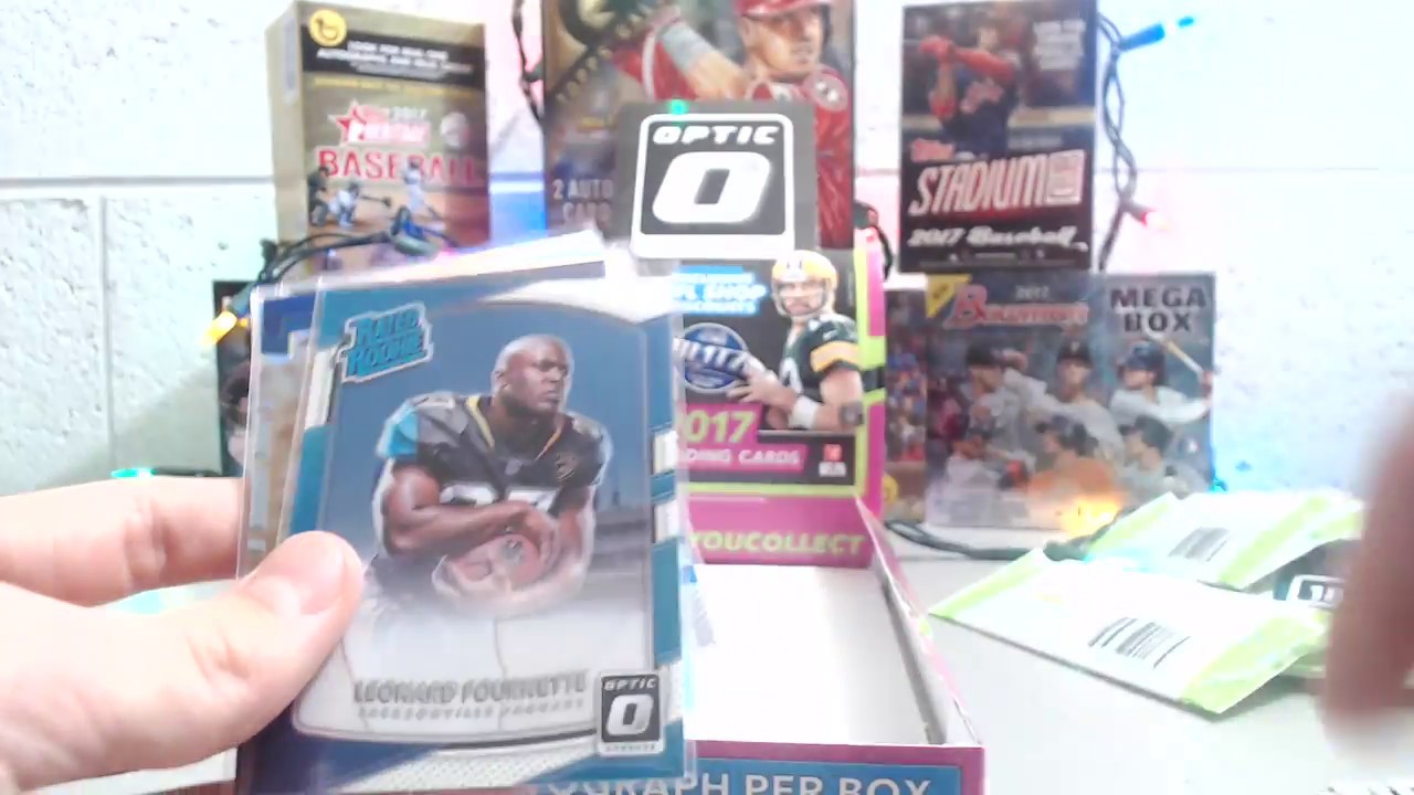 2017 Donruss Optic Football Hobby Box #3 Nice Rookie Auto