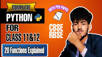 Python Lecture 20 | Functions in Python (In Hindi) | CBSE & RBSE | 🔥Nextera Tech 🔥