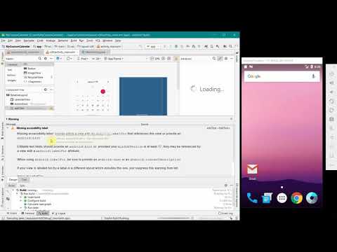 Create a Custom Calendar App to store reminders and events using SQLite Database in Android Studio?