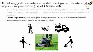 Designing Rubrics and Success Criteria for Evaluating Student Work and/or Performance