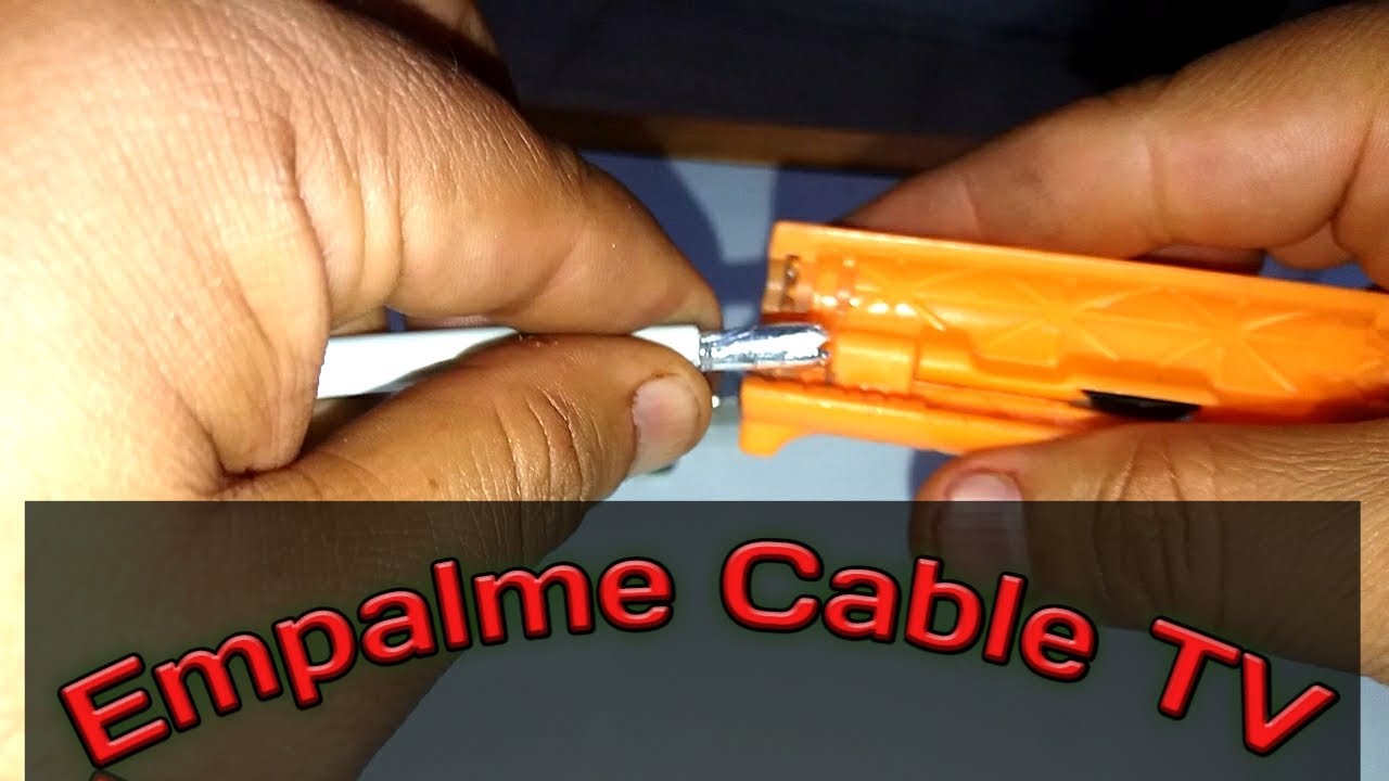 CÓMO HACER UN EMPALME PARA CONECTAR CABLE DE ANTENAHOW TO MAKE A