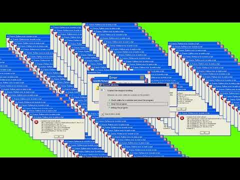 Windows Error Green Screen - YouTube