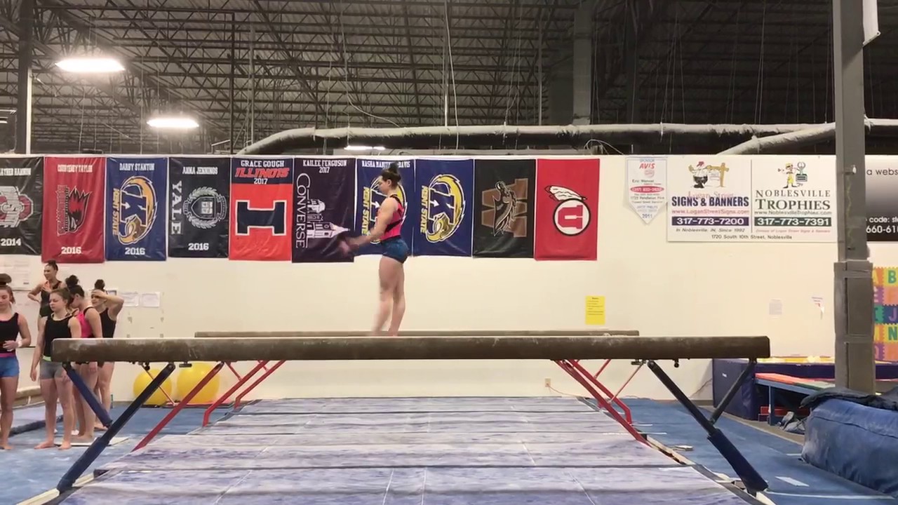 Hadyn Crossen Beam Routine - YouTube